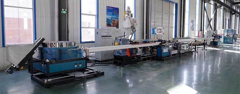 Inner flat emitter drip irrigation tape production line