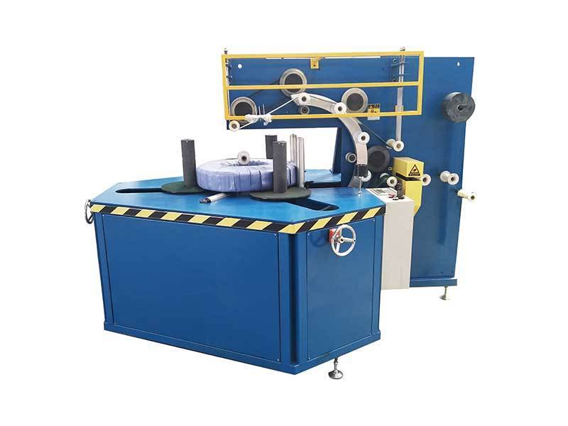 Lay flat PE pipe packaging machine