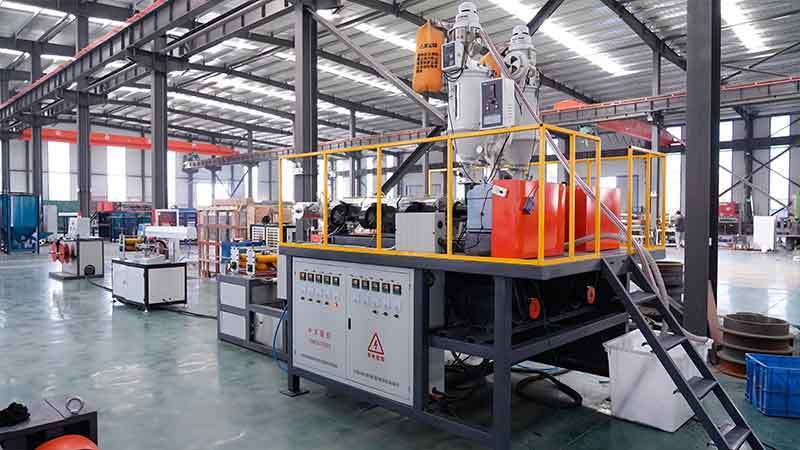 Two layer micro spray irrigation tape production line